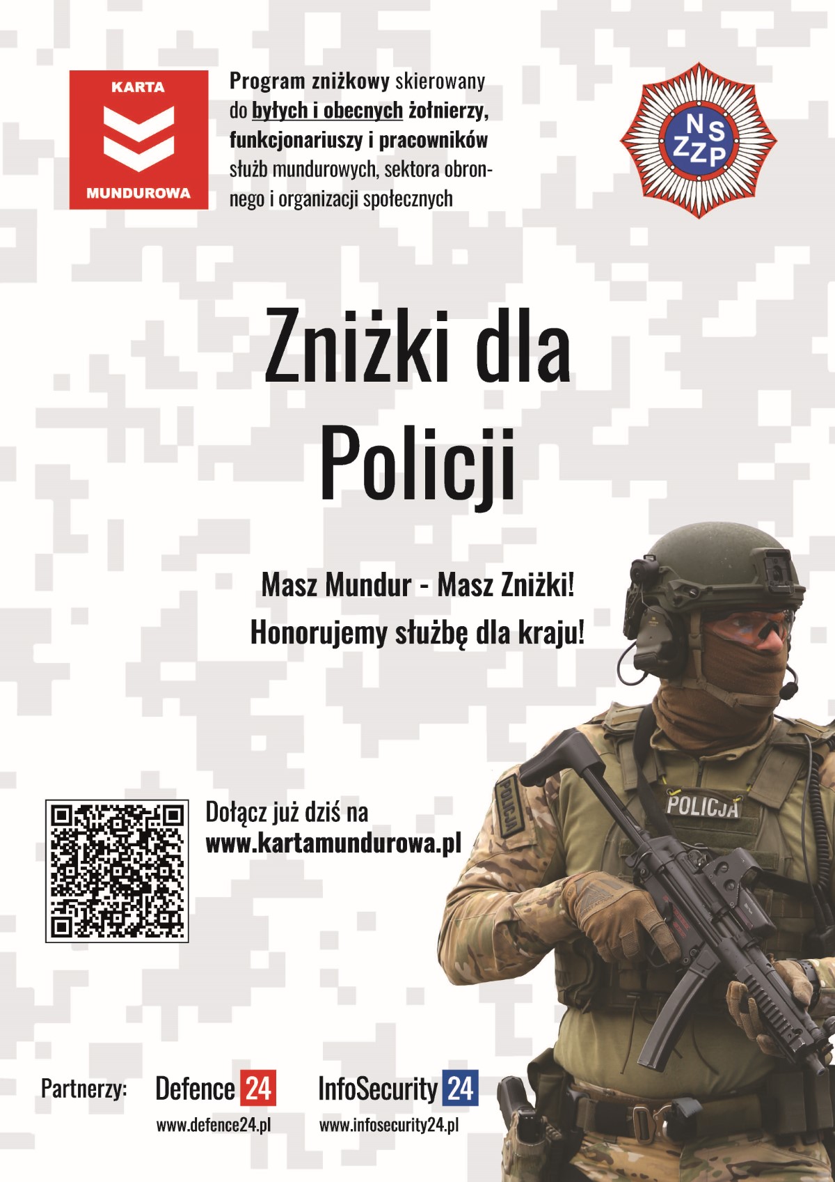 Policja A3 plakat light skompres
