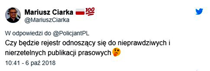 ciarka wpis TT