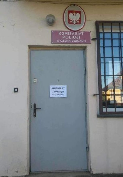 komisariat zamkniety